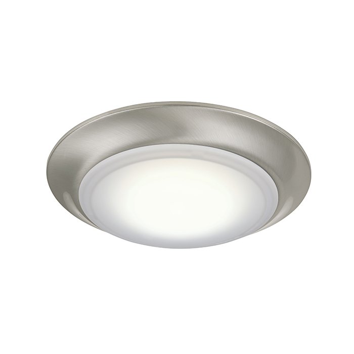 Craftmade LED Flushmount in Brushed Polished Nickel with Frosted PC Glass