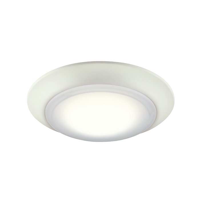 Craftmade LED Flushmount in White with Frosted PC Glass
