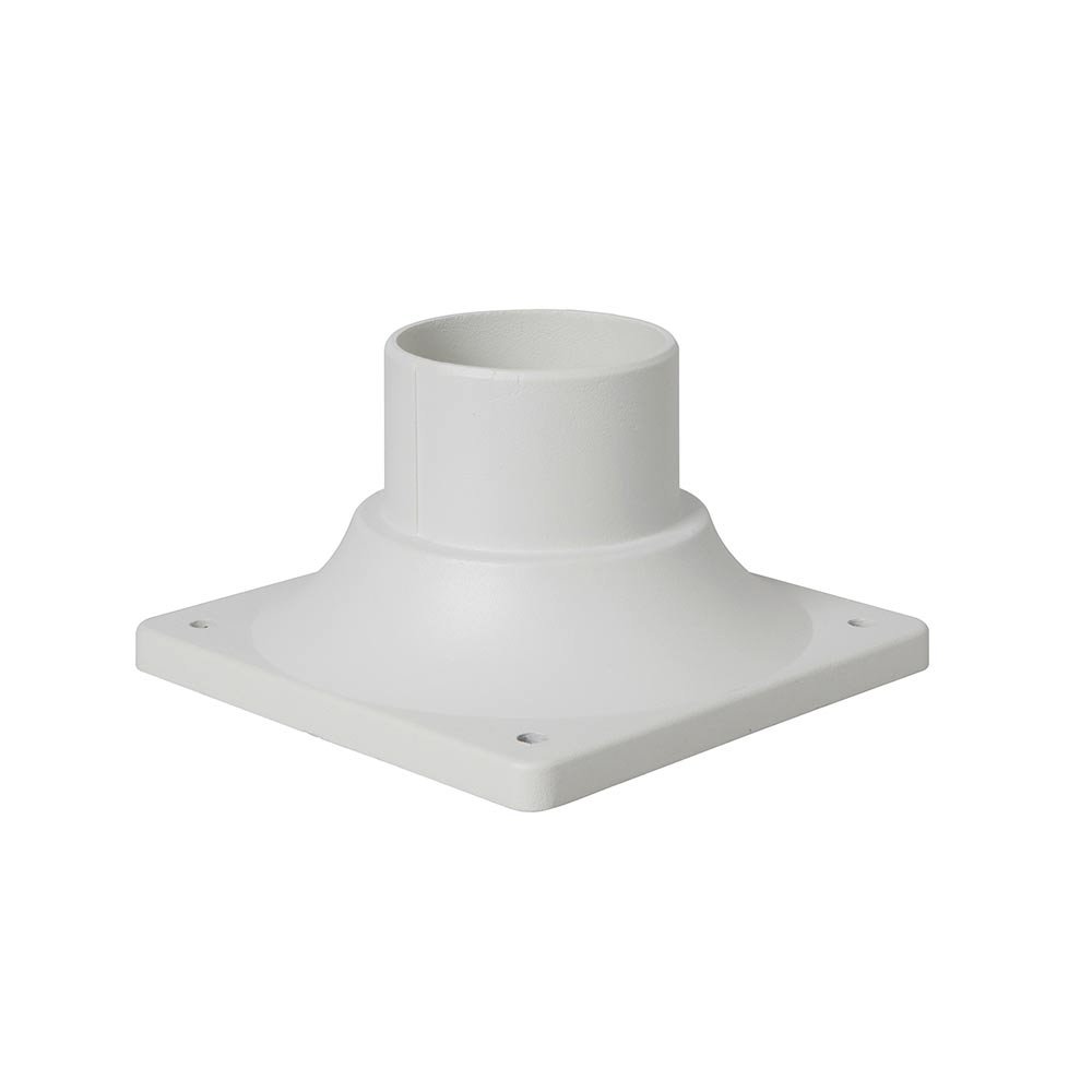 Craftmade Pole Adapter Cast Outdoor Pier Base in Matte White