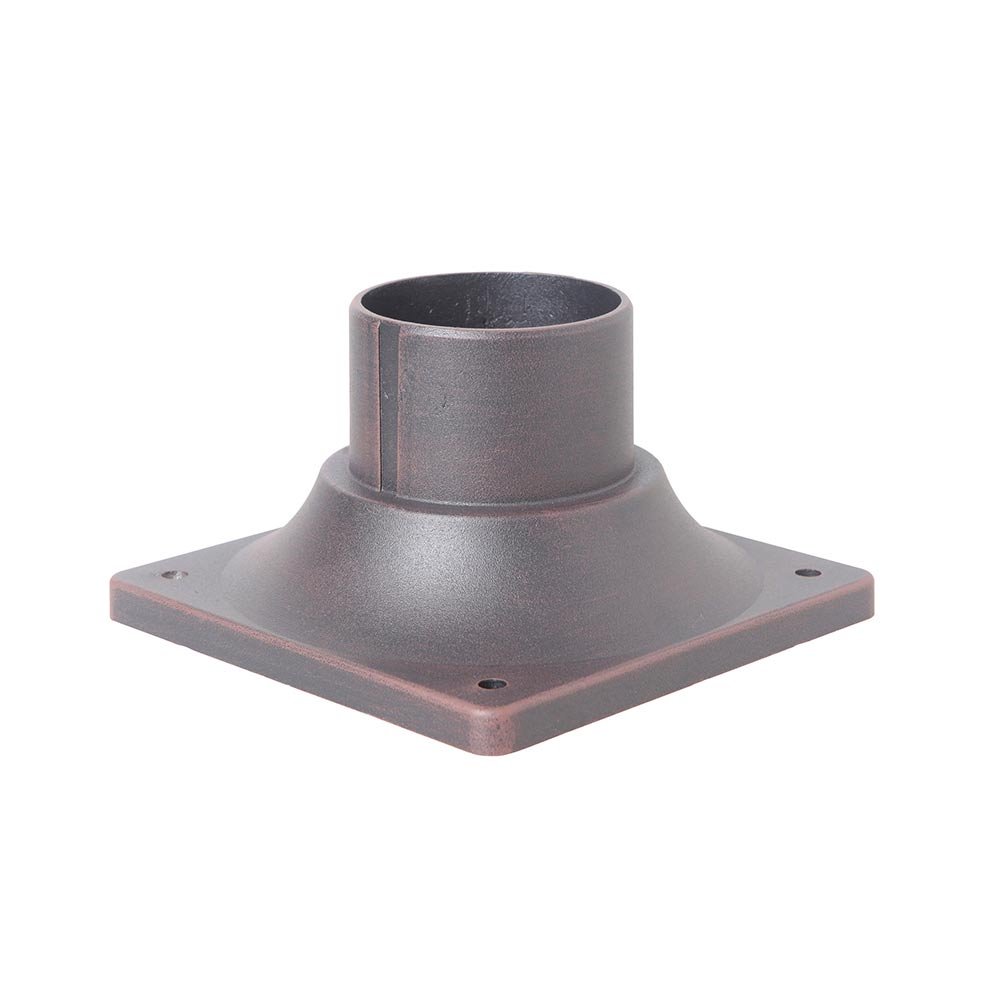 Craftmade Pole Adapter Cast Outdoor Pier Base in Rust