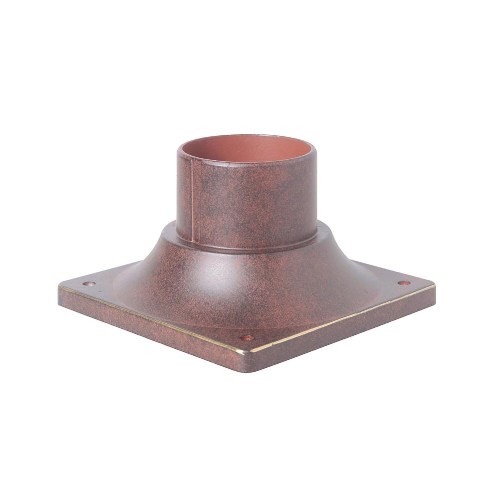 Craftmade Pole Adapter Cast Outdoor Pier Base in Aged Bronze