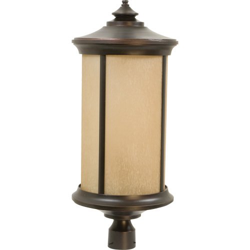 Craftmade 12" Exterior Post Light in Oiled Bronze Gilded