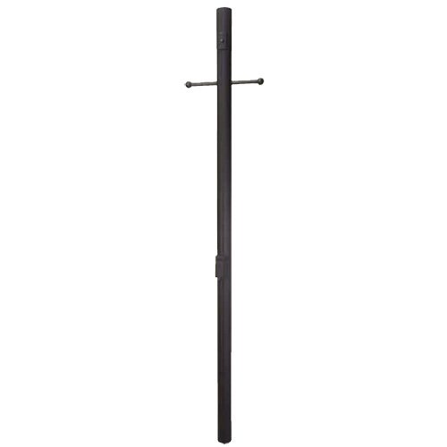 Craftmade Exterior Direct Burial Pole in Matte Black