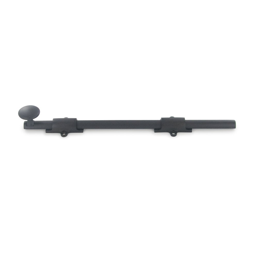 Deltana Solid Brass 12" Heavy Duty Surface Bolt in Oil Rubbed Bronze