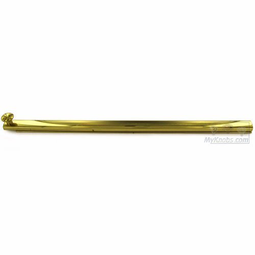Deltana Solid Brass 12" Heavy Duty Surface Bolt with Concealed Screws in Polished Brass