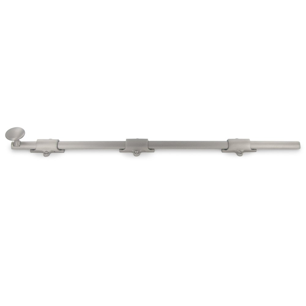 Deltana Solid Brass 18" Heavy Duty Surface Bolt in Brushed Nickel