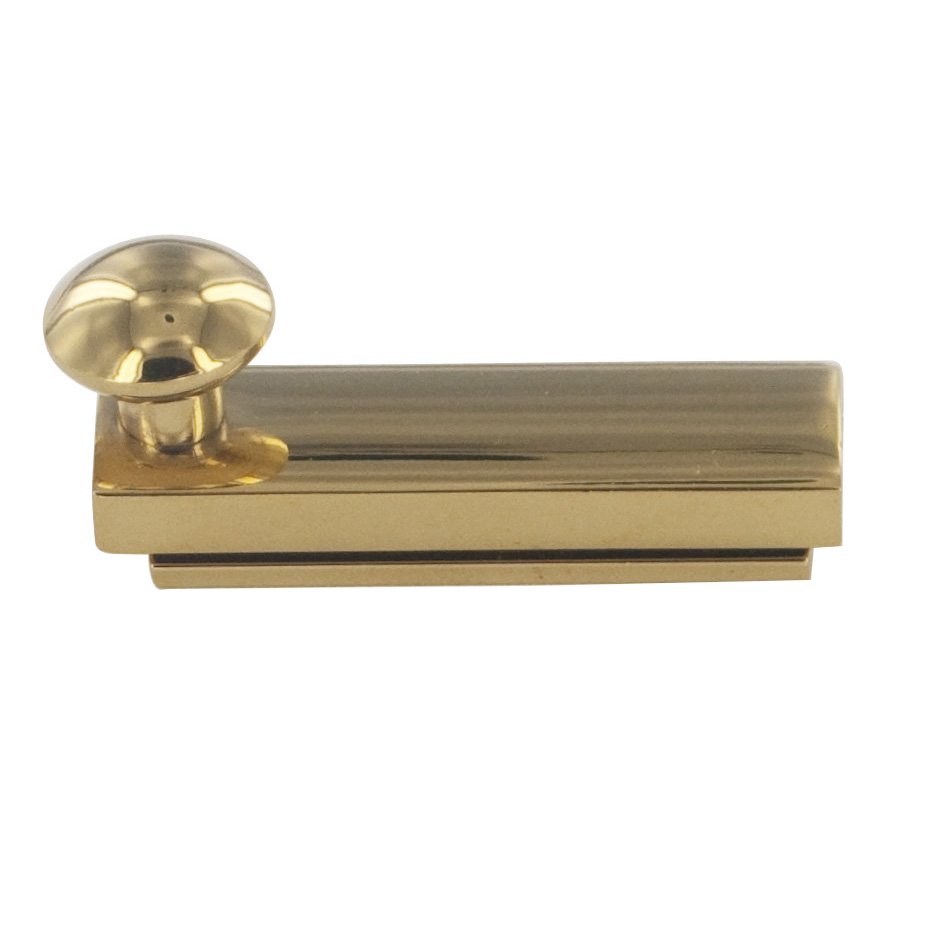 Deltana Solid Brass 2" Heavy Duty Surface Bolt with Concealed Screws in PVD Brass