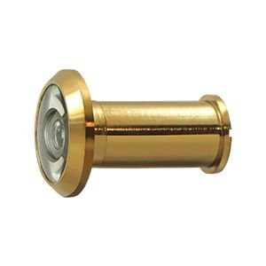Deltana Door Viewer UL Listed in PVD Polished Brass