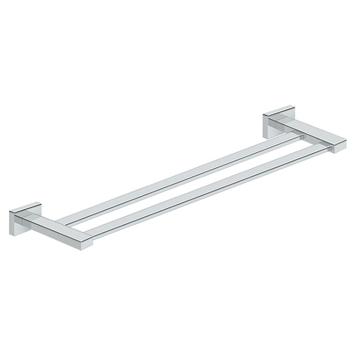 Deltana 24" Double Towel Bar in Polished Chrome