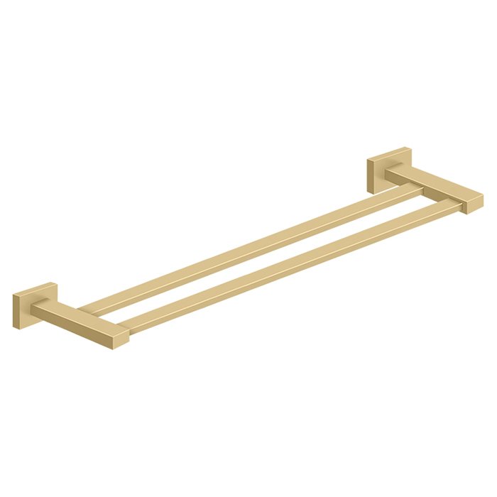 Deltana 24" Double Towel Bar in Brushed Brass