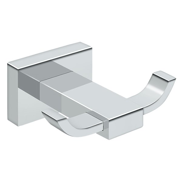 Deltana Double Robe Hook in Polished Chrome