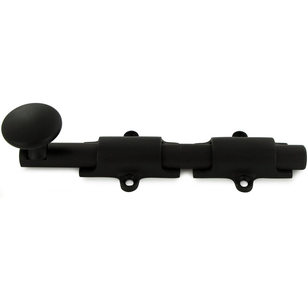 Deltana Solid Brass 6" Heavy Duty Surface Bolt in Oil Rubbed Bronze
