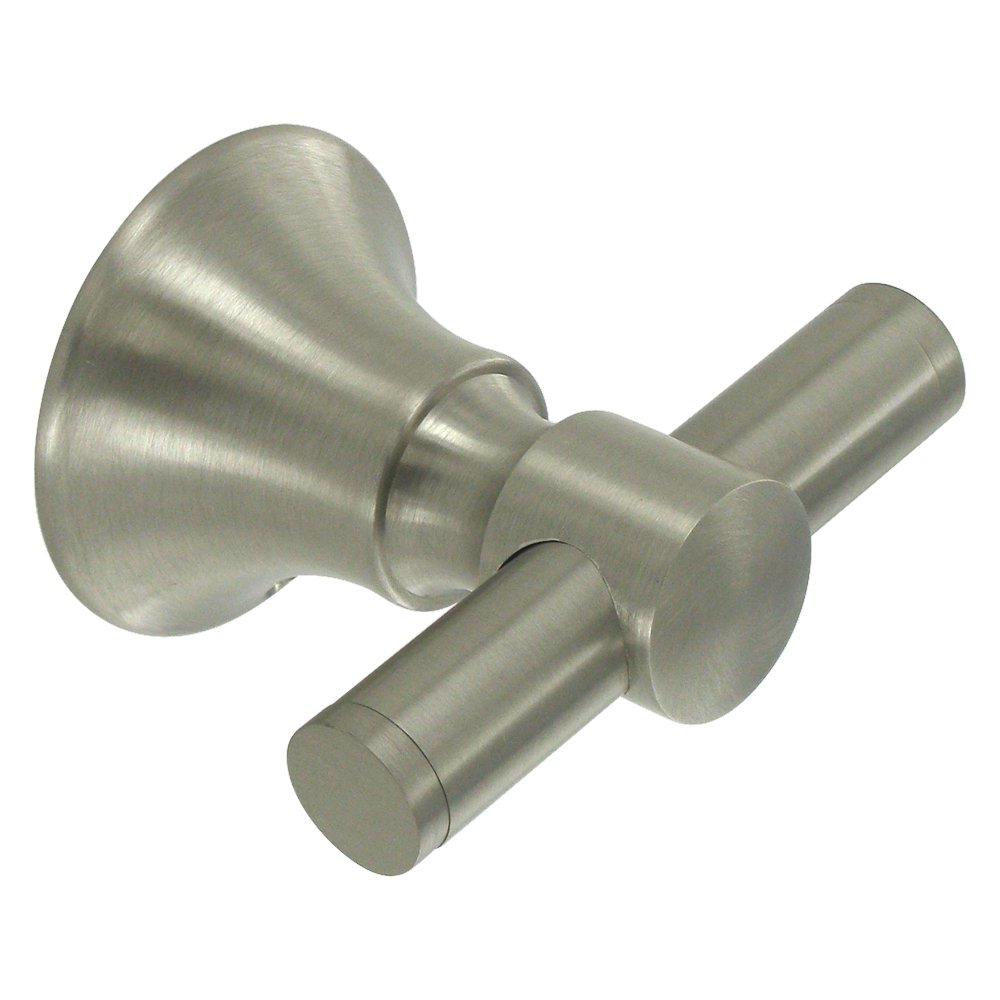 Deltana Double Robe Hook in Brushed Nickel