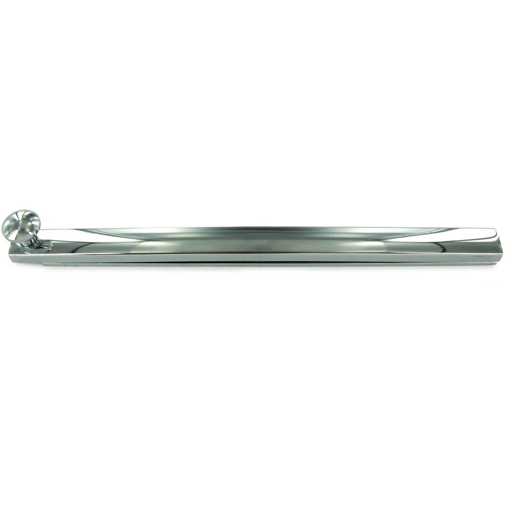 Deltana Solid Brass 8" Heavy Duty Surface Bolt with Concealed Screws in Polished Chrome