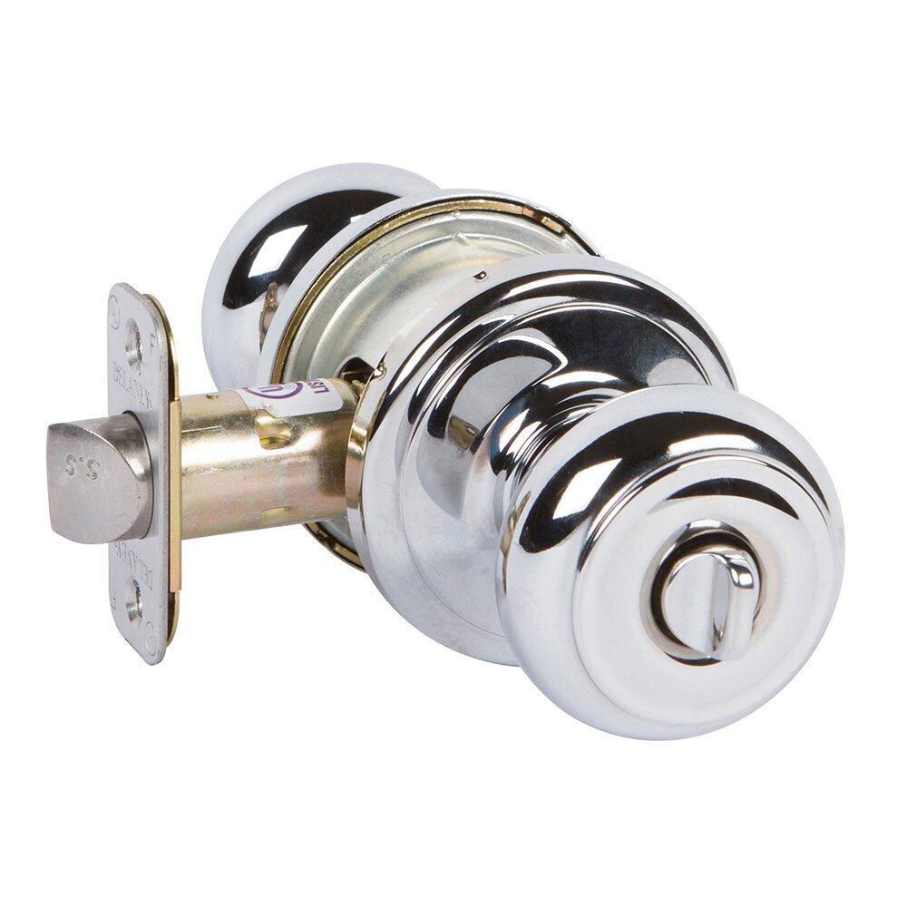 Delaney Hardware Privacy Orlyn (Grade 2) Knob in Polished Chrome
