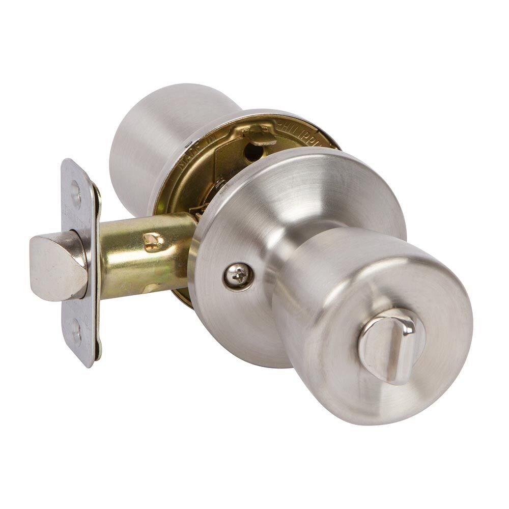Delaney Hardware Privacy Galway Knob in Stainless Steel