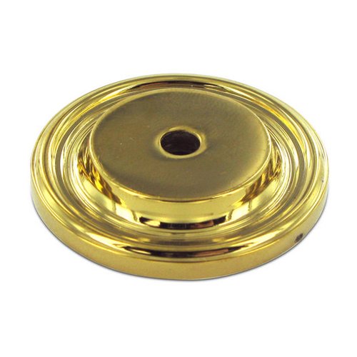 Deltana Solid Brass 1 1/2" Diameter Knob Backplate in PVD Brass