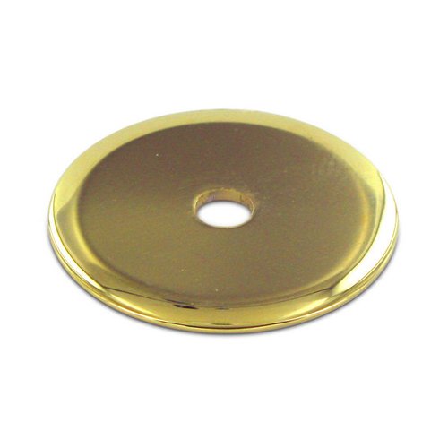 Deltana Solid Brass 1 1/4" Diameter Knob Backplate in PVD Brass