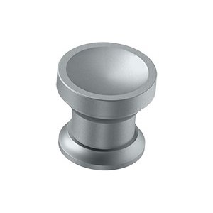 Deltana Solid Brass 1" Diameter Chalice Knob in Brushed Chrome