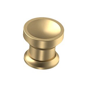 Deltana Solid Brass 1" Diameter Chalice Knob in Brushed Brass