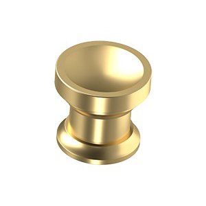Deltana Solid Brass 1" Diameter Chalice Knob in PVD Polished Brass