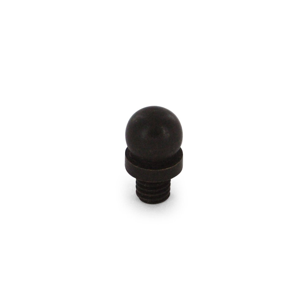 Deltana Solid Brass Ball Tip Cabinet Hinge Finial (Sold Individually) in Oil Rubbed Bronze