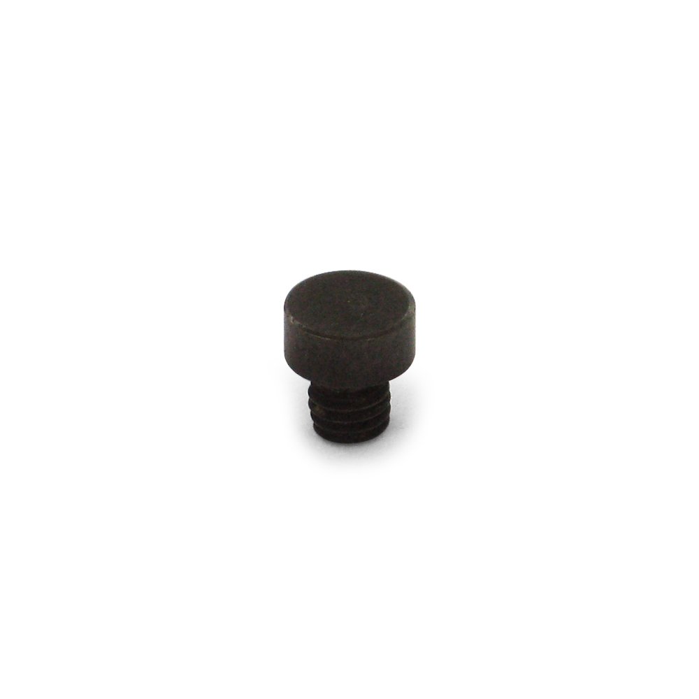 Deltana Solid Brass Button Tip Cabinet Hinge Finial (Sold Individually) in Oil Rubbed Bronze