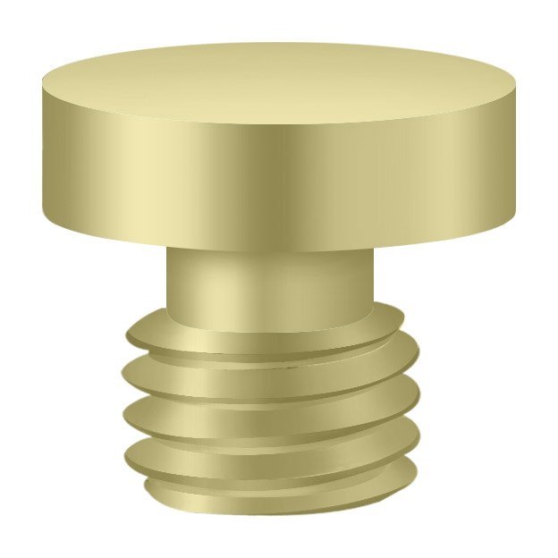 Deltana Button Tip in Unlacquered Brass