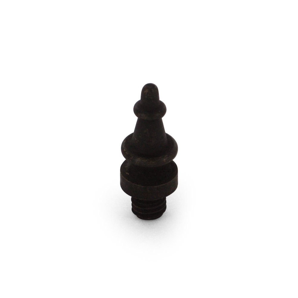 Deltana Solid Brass Steeple Tip Cabinet Hinge Finial (Sold Individually) in Oil Rubbed Bronze