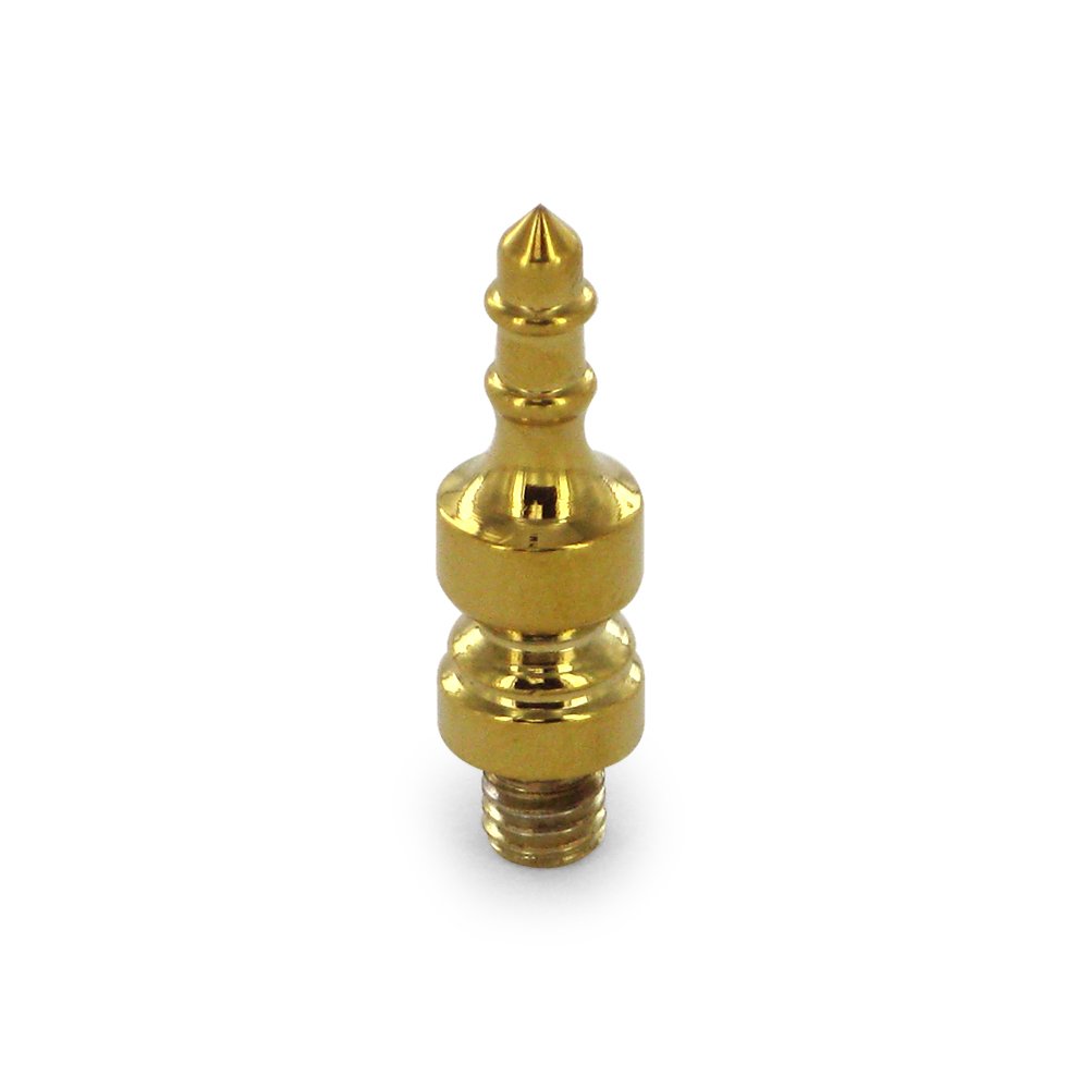 Deltana Solid Brass Urn Tip Cabinet Hinge Finial (Sold Individually) in PVD Brass