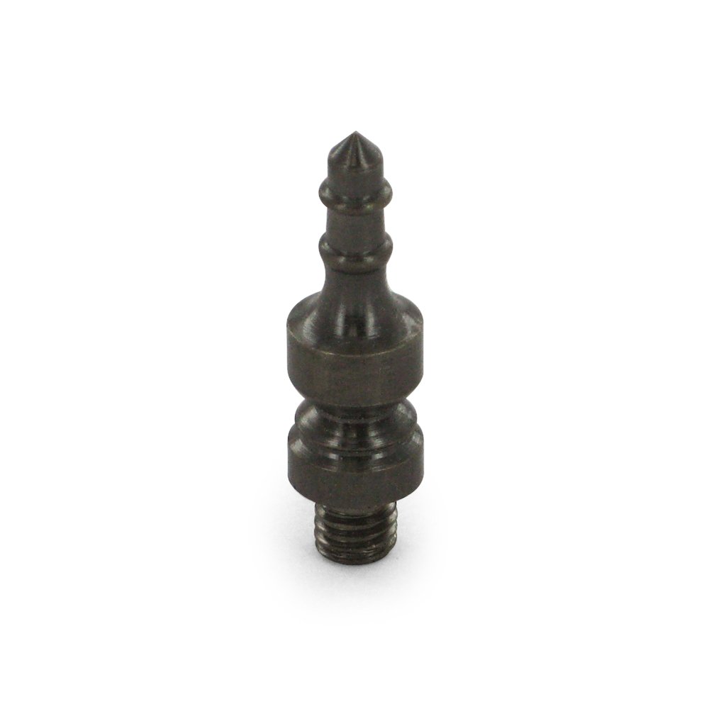 Deltana Solid Brass Urn Tip Cabinet Hinge Finial (Sold Individually) in Antique Nickel