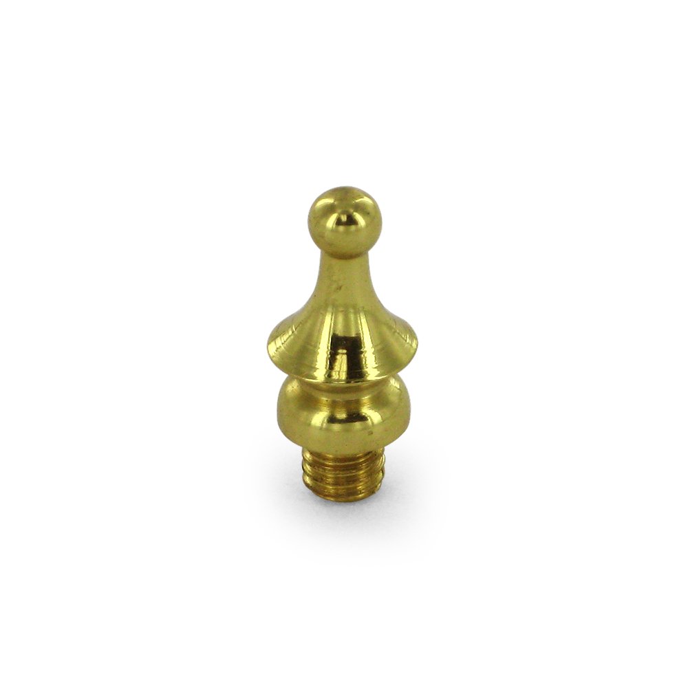 Deltana Solid Brass Windsor Tip Cabinet Hinge Finial (Sold Individually) in Polished Brass