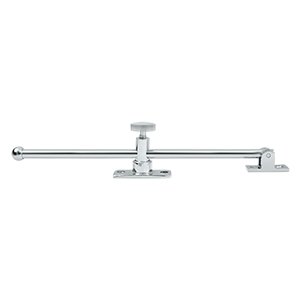 Deltana Solid Brass 10" Casement Stay Adjuster in Polished Chrome