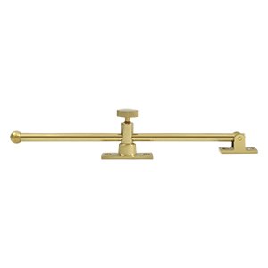 Deltana Solid Brass 10" Casement Stay Adjuster in Polished Brass