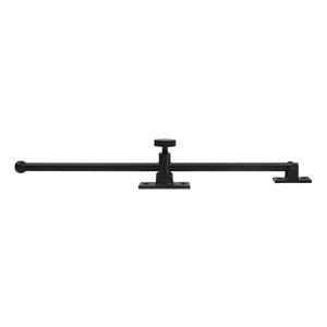 Deltana Solid Brass 12" Casement Stay Adjuster in Paint Black