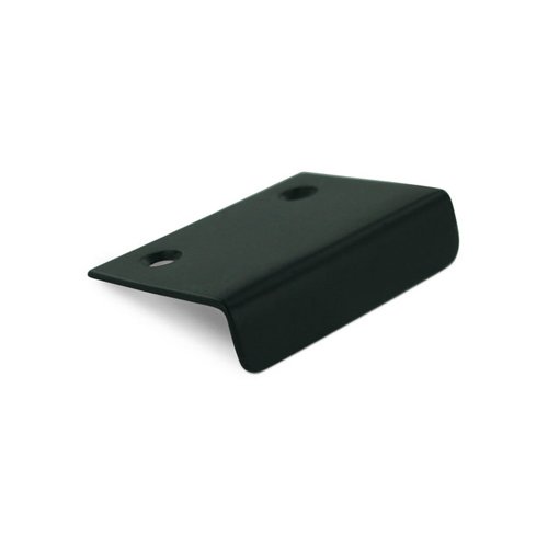Deltana Solid Brass 2" x 1 1/2" Drawer, Cabinet and Mirror Pull in Paint Black