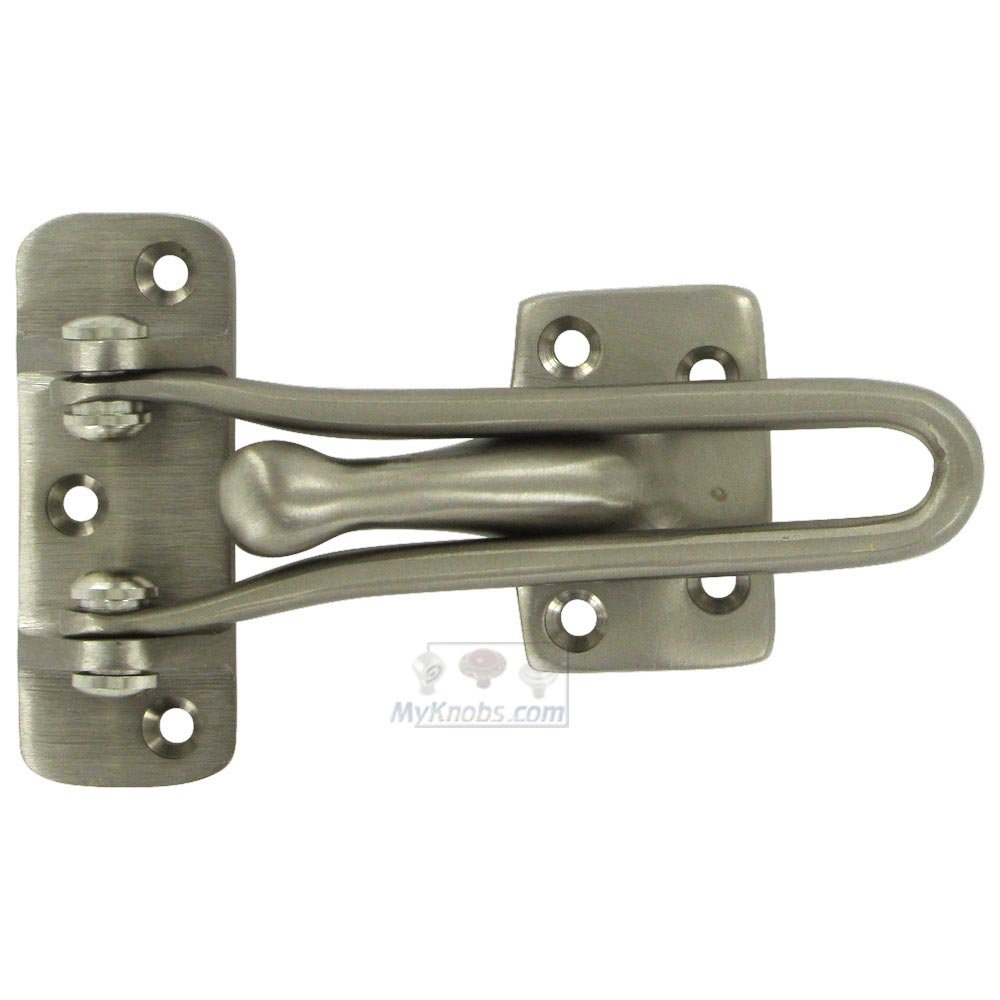 Deltana Solid Brass 4" Door Guard in Brushed Nickel