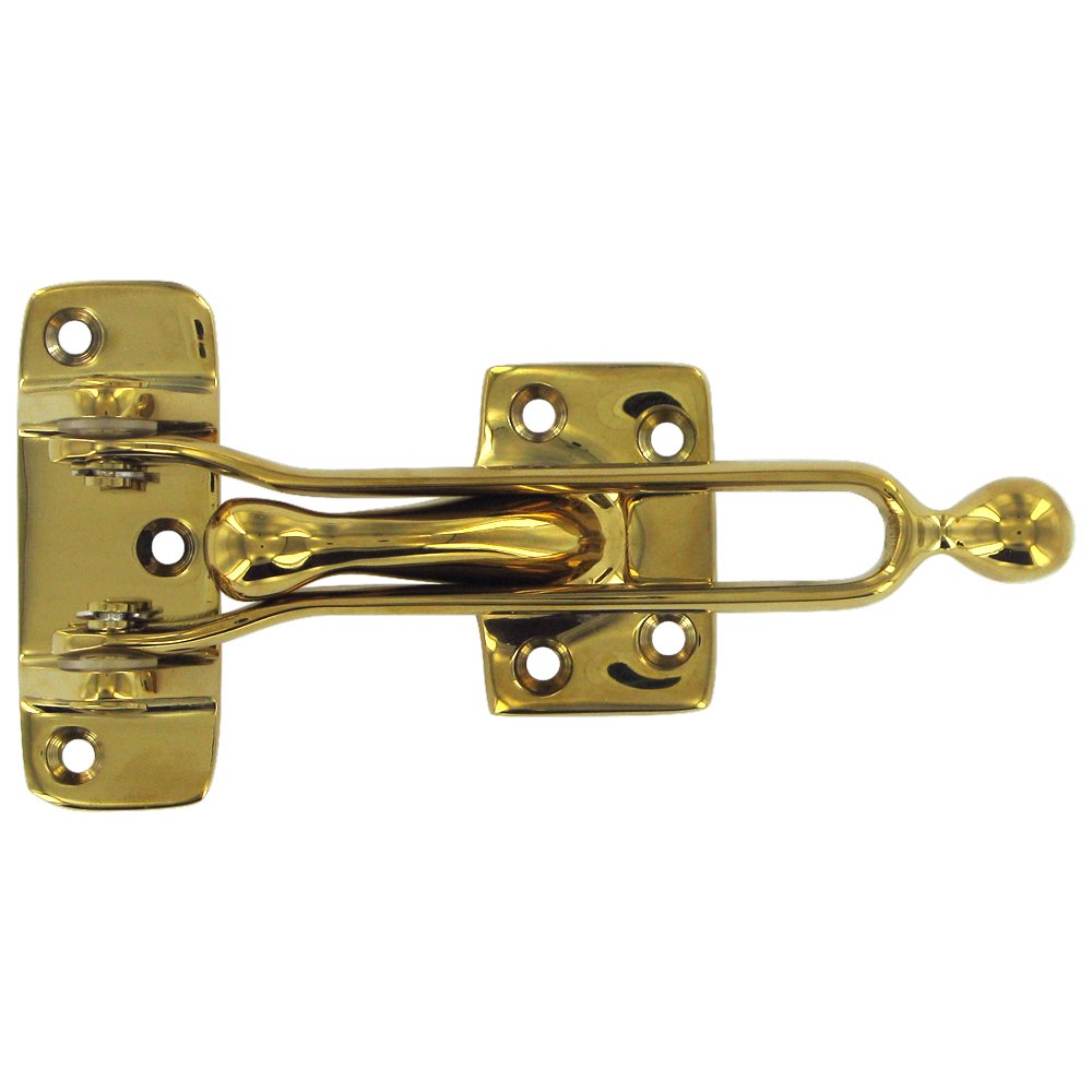 Deltana Solid Brass 5" Door Guard in PVD Brass