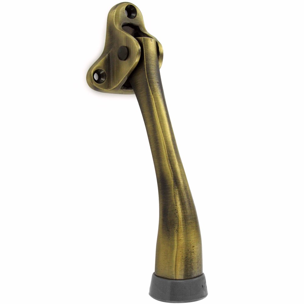 Deltana Solid Brass 5" Kickdown Holder in Antique Brass