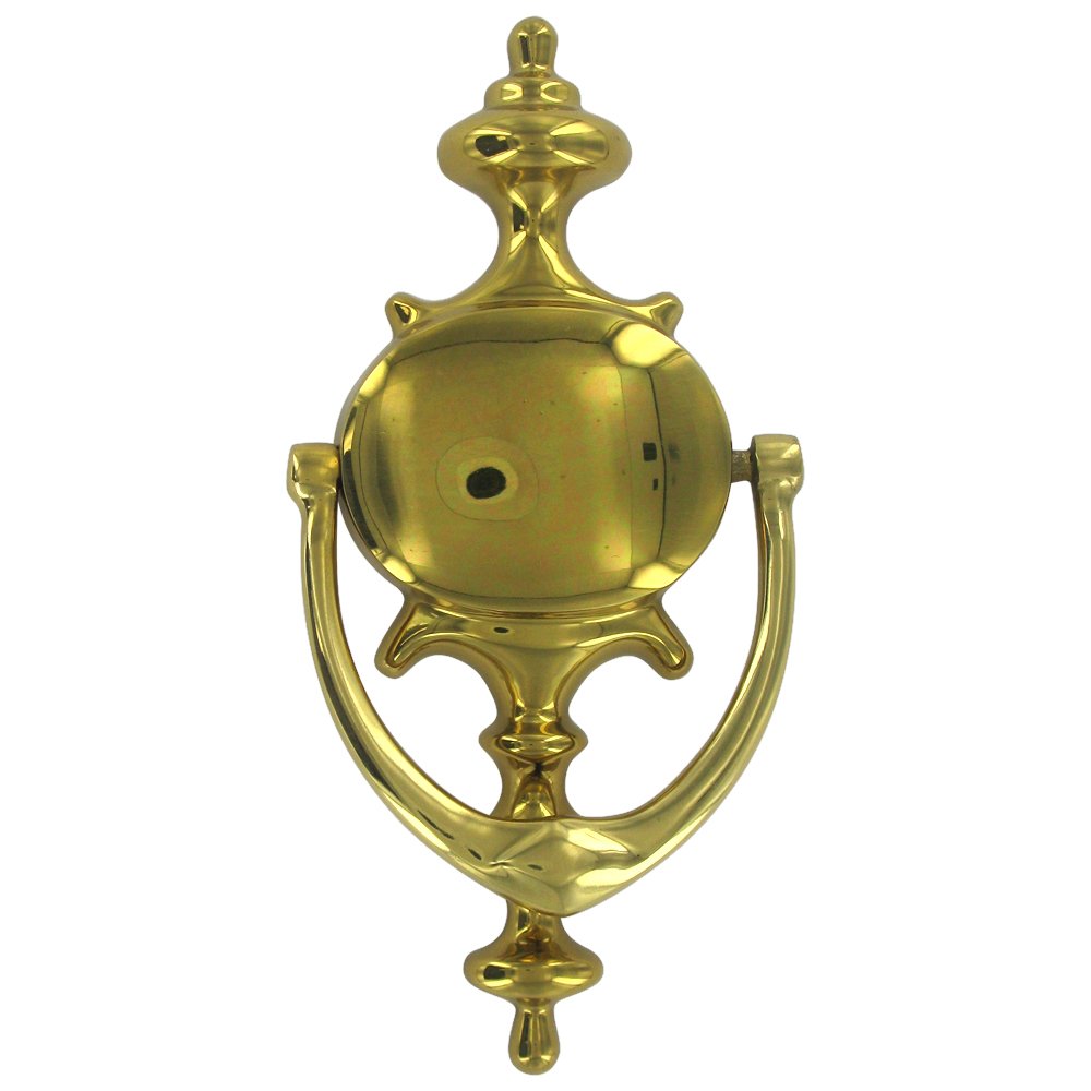Deltana Solid Brass Imperial Door Knocker in Polished Brass
