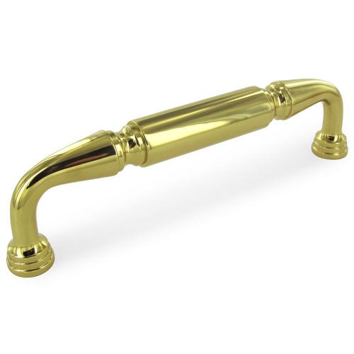 Deltana Solid Brass 8" Centers Door Pull in Polished Brass