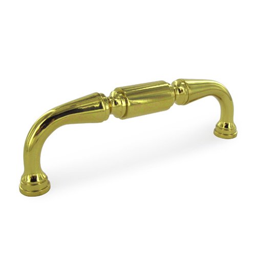 Deltana Solid Brass 6" Centers Door Pull in Polished Brass