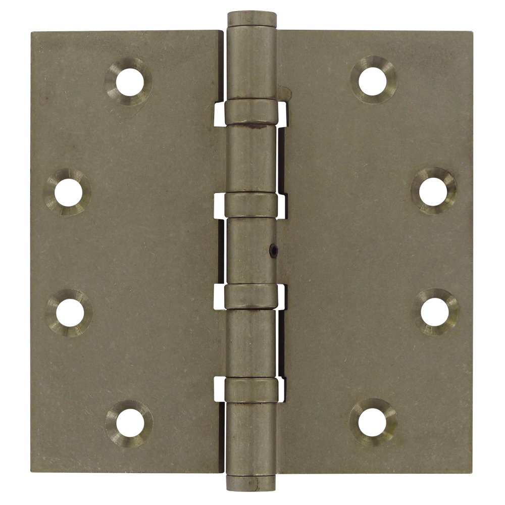 Deltana Removable Pin Square Door Hinge (Sold as a Pair) in White Light