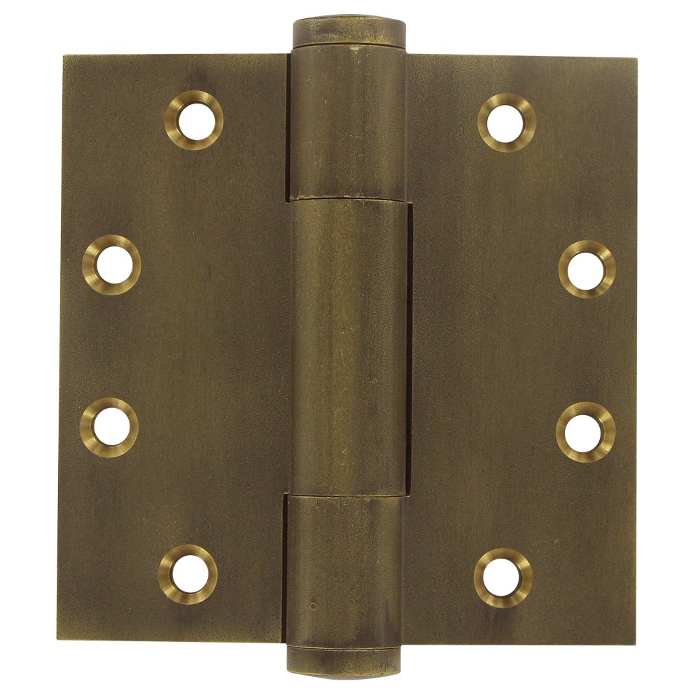 Deltana Solid Brass 4 1/2" x 4 1/2" Heavy Duty Door Hinge (Sold as a Pair) in Bronze Medium