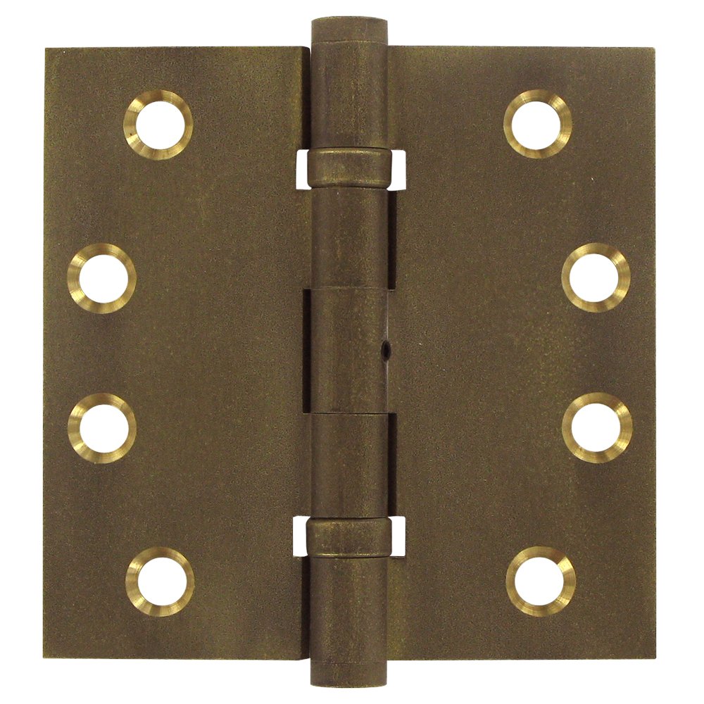Deltana Removable Pin Square Door Hinge (Sold as a Pair) in Bronze Medium