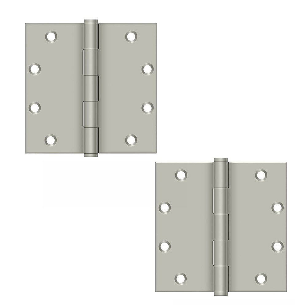 Deltana 5" x 5" Square Hinge (Sold as Pair) in Brushed Nickel