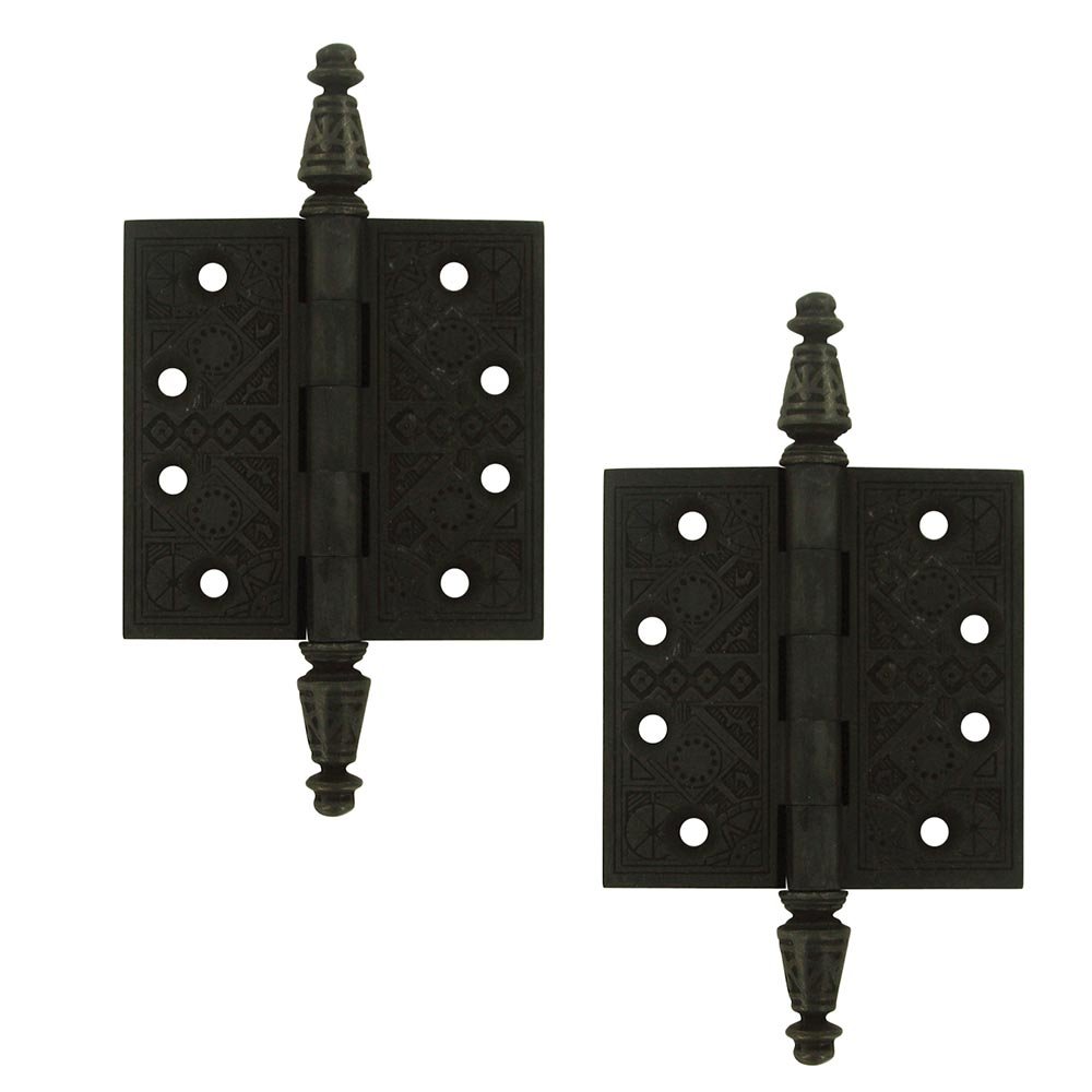 Deltana Solid Brass 3 1/2" x 3 1/2" Square Door Hinge (Sold as a Pair) in Oil Rubbed Bronze