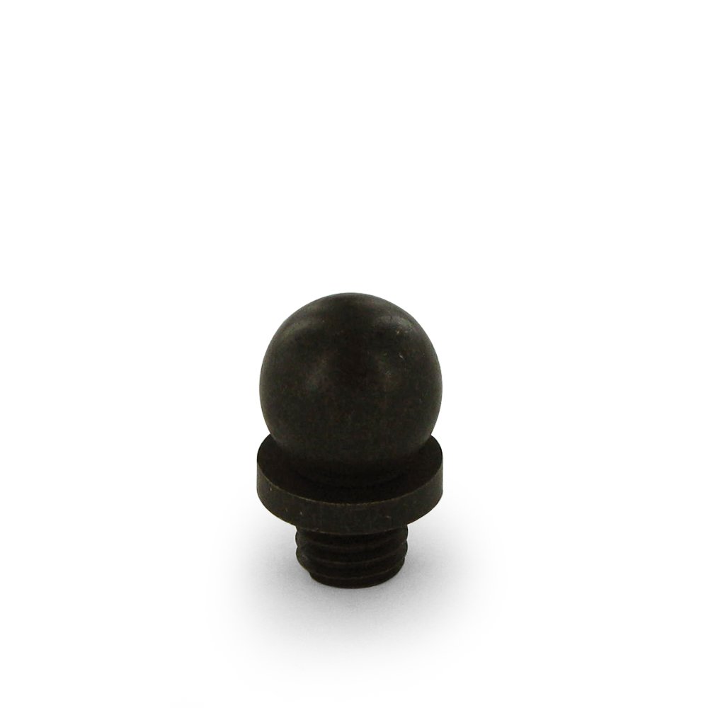 Deltana Solid Brass Ball Tip Door Hinge Finial (Sold Individually) in Oil Rubbed Bronze