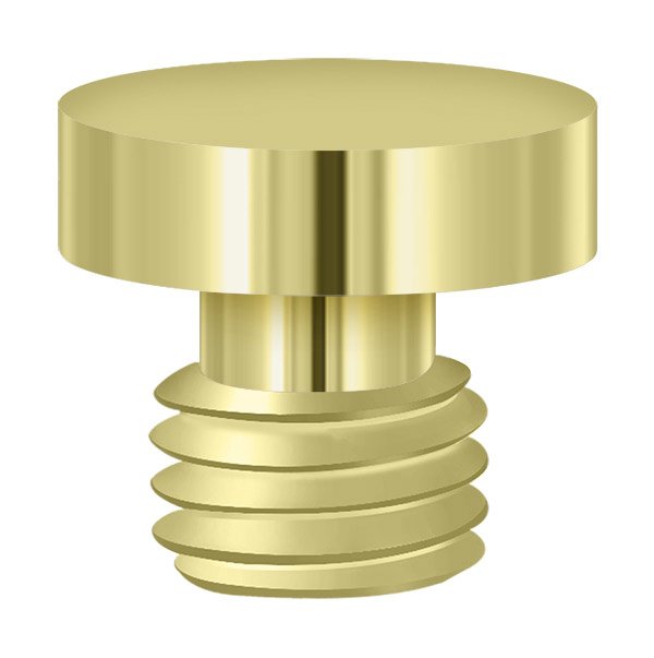 Deltana Button Tip in Polished Brass