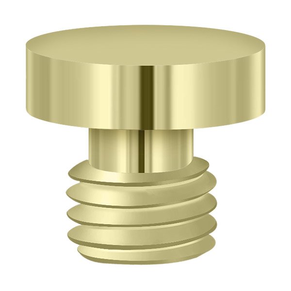 Deltana Button Tip in Unlacquered Brass